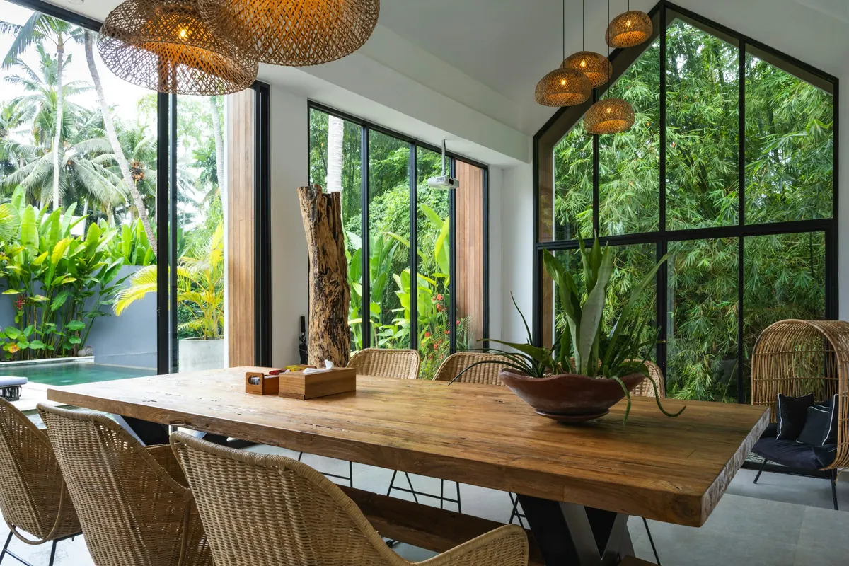 Casa de Campo Serra Azul — Sala de jantar
